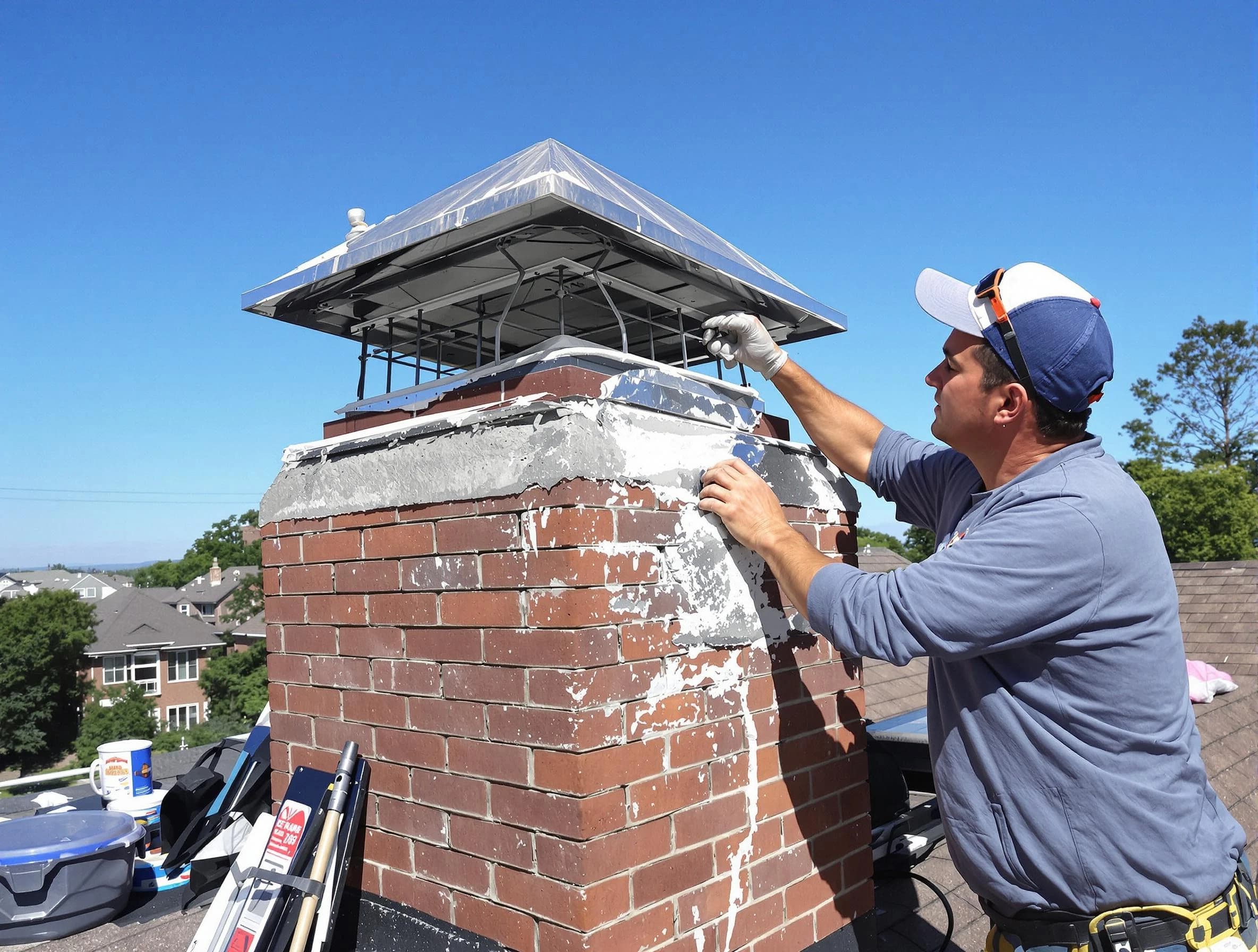 Chimney Crown Services service in Ross, PA