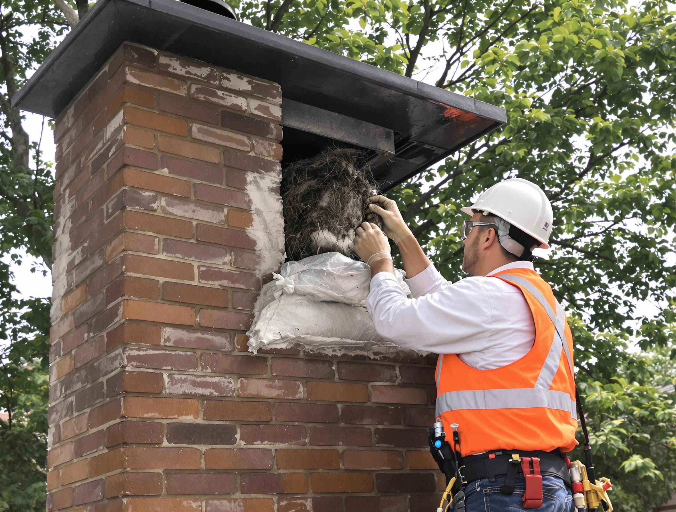 Humane removal of debris and animals by Ross Chimney Sweep in Ross, PA