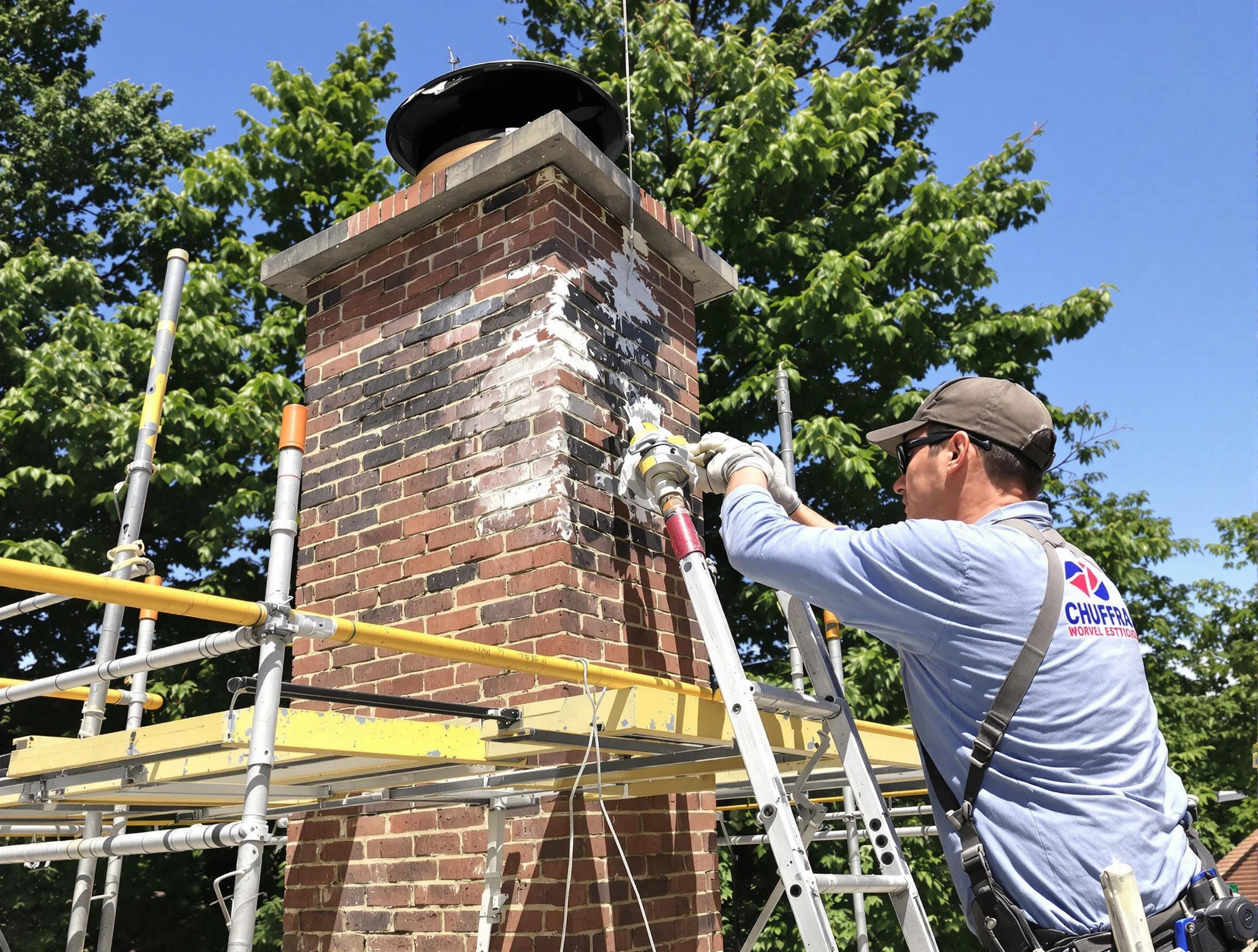Structural chimney repair by Ross Chimney Sweep in Ross, PA