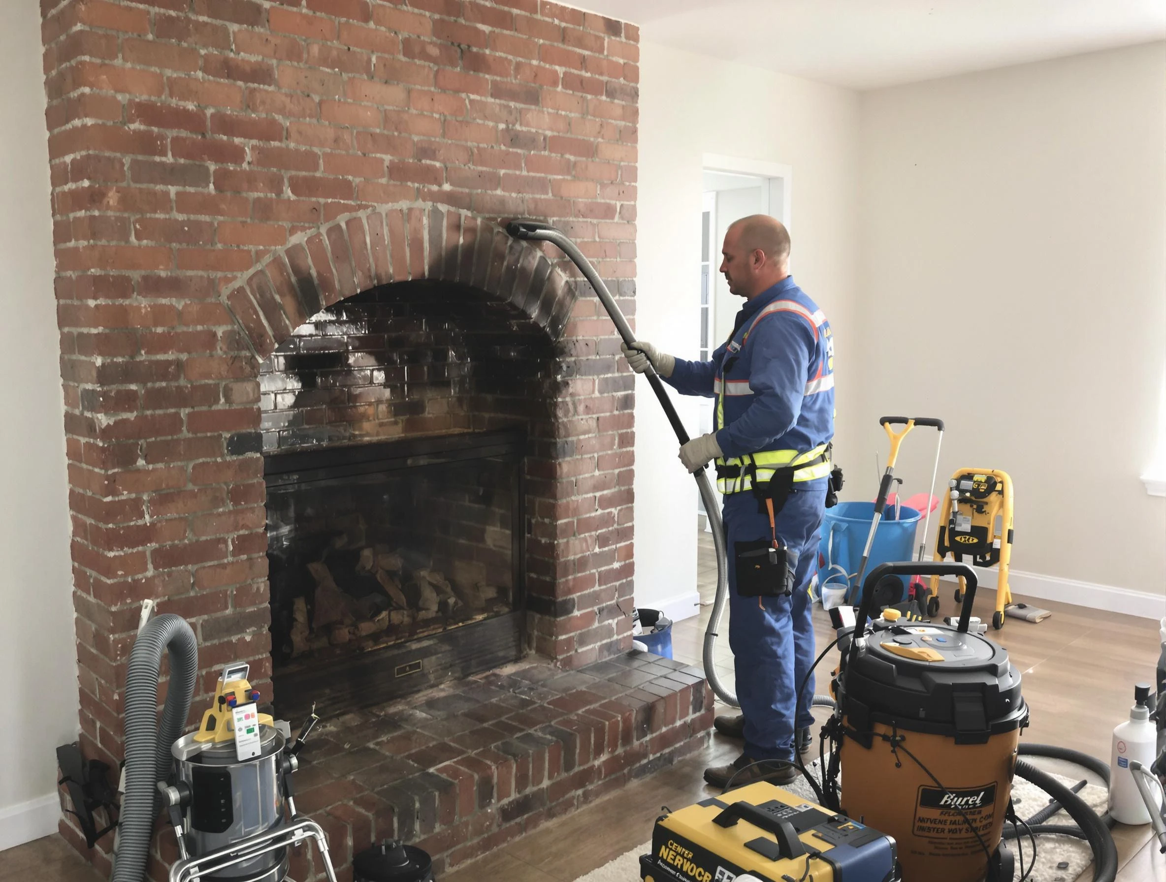 Ross Chimney Sweep expert performing detailed chimney sweep in Ross, PA